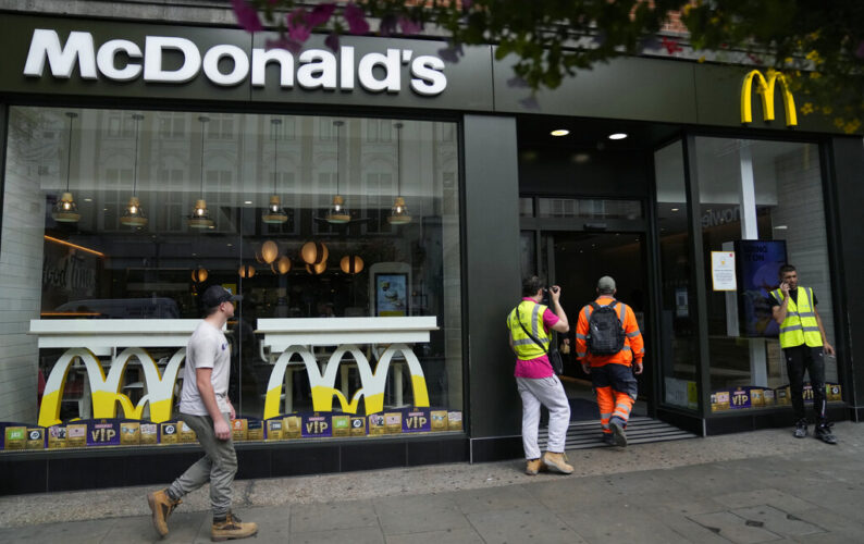 Tue. 8:37 a.m.: Supply issues take shakes off the menu at British McDonald's